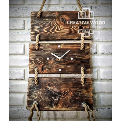 Картины 3, Часы, Creative Wood Картины 3, Часы, Creative Wood