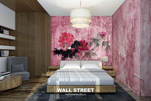 Фотообои в интерьере артикул Chinoserie 34, CHINOSERIE, Wall street