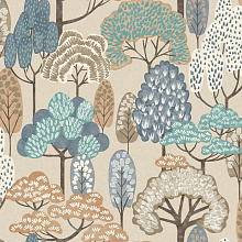 Детские зелёные обои Grandeco Little Dreamers LD 2115
